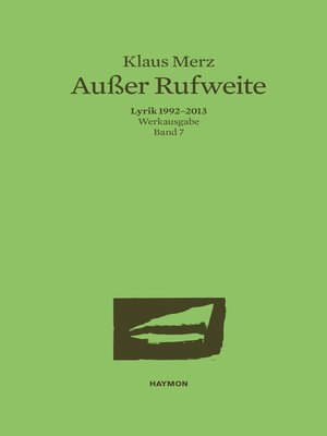 cover image of Außer Rufweite